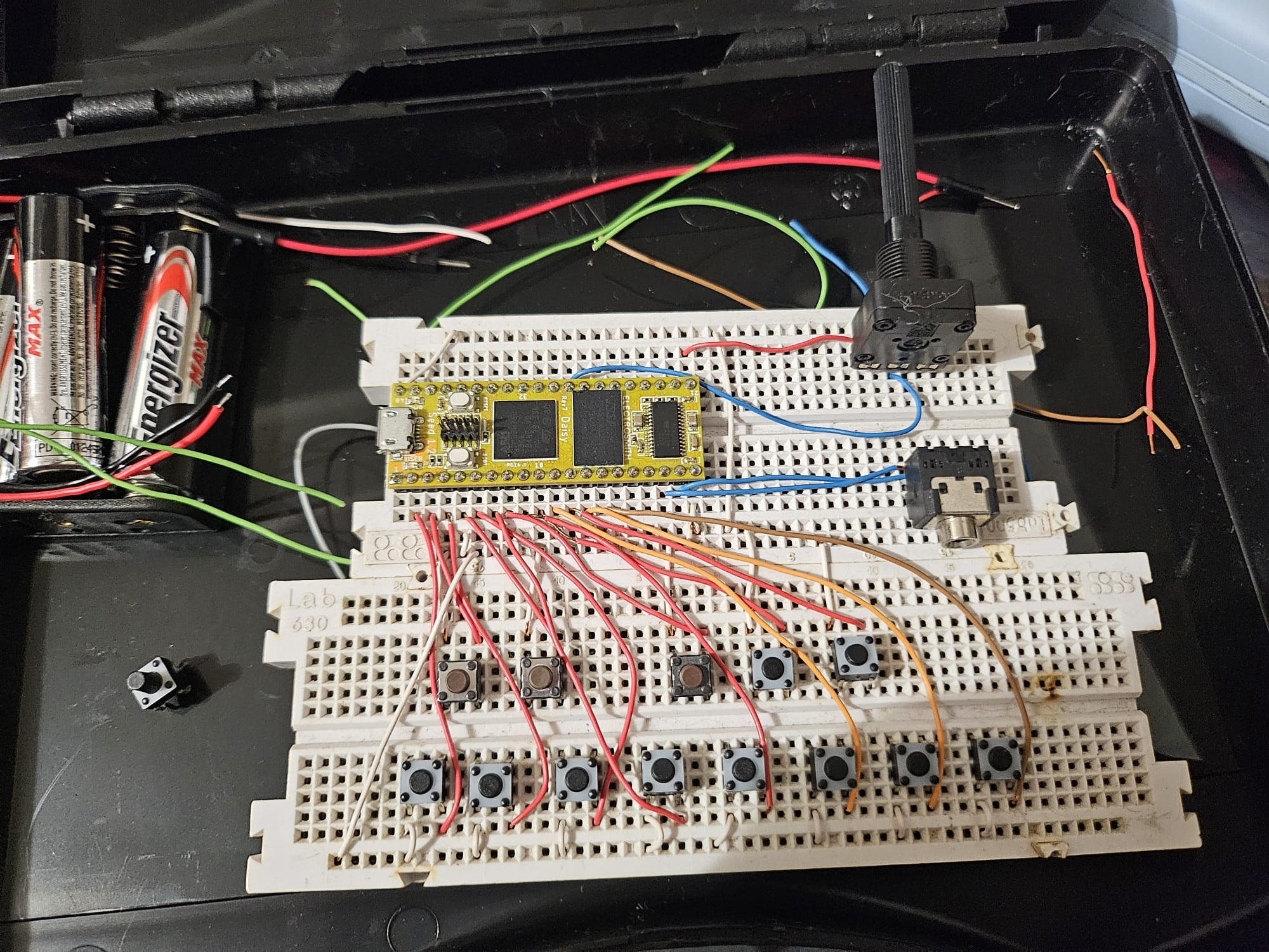 Prototype electronics and circuit sketchbook.